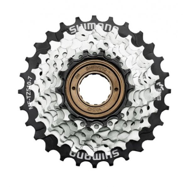 Shimano RUBLE/FİLİBİR 7 VİTES TOURNEY MF-TZ510 14-16-18-20-22-24-28T ürün görseli 1