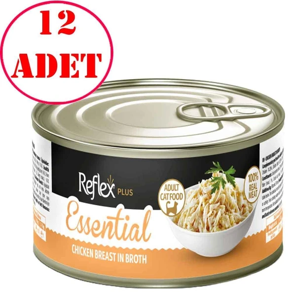 Reflex Plus Essential Kedi Konservesi Tavuk Göğüslü 70 Gr 12 AD ürün görseli 1