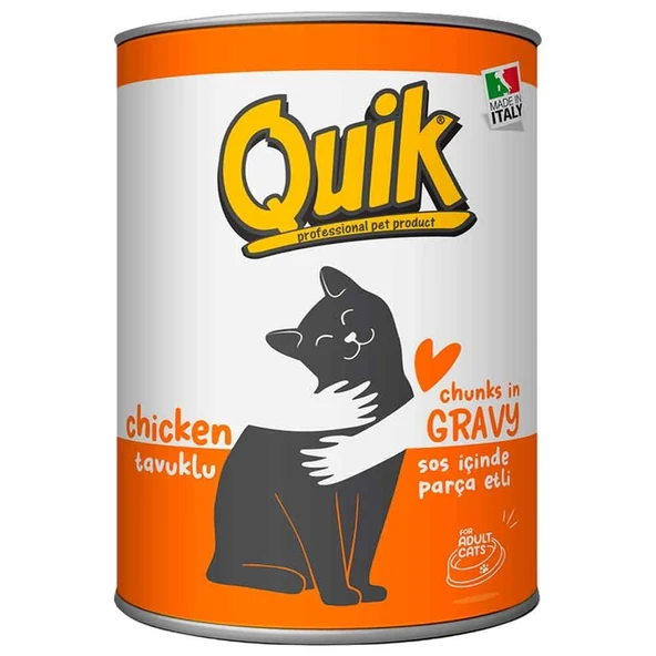 Quik Kedi Konservesi Tavuklu 415 gr ürün görseli 1