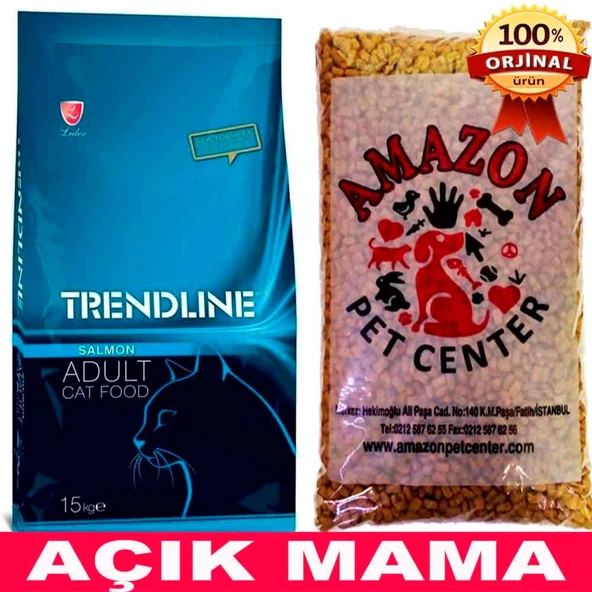 Trendline Somonlu Kedi Maması Açık 1 Kg ürün görseli 1