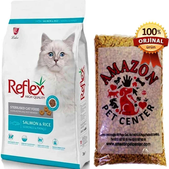Reflex Sterilised Balıklı Kedi Maması Açık 1 Kg ürün görseli 1
