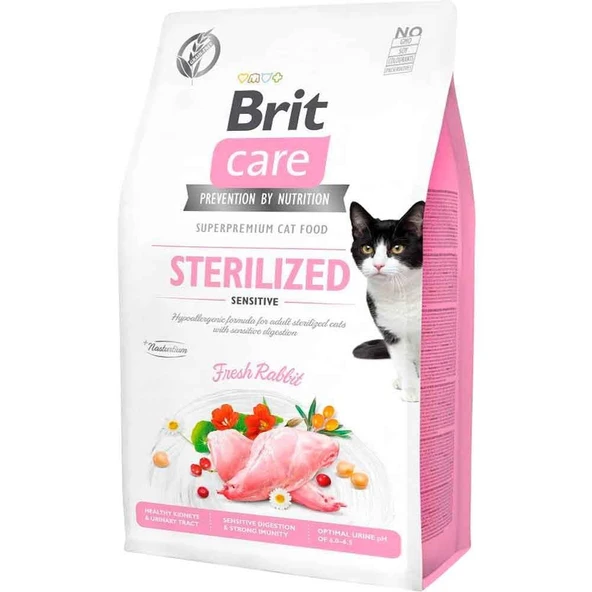Brit Care Hypo-Allergenic Sindirim Sistemi Destekleyici Tahılsız Kısırlaştırılmış Kedi Maması 7 kg ürün görseli 1