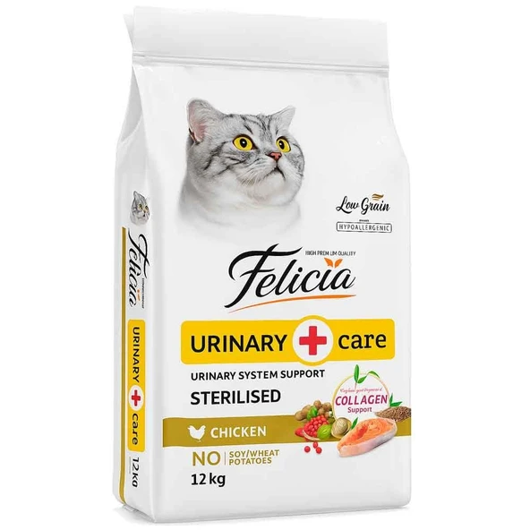 Felicia Düşük Tahıllı Tavuklu Kısır Kedi Maması 12 Kg ürün görseli 1
