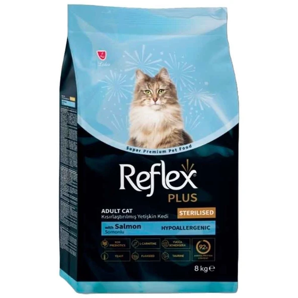 Reflex Plus Somonlu Kısırlaştırılmış Kedi Maması 8 kg ürün görseli 1