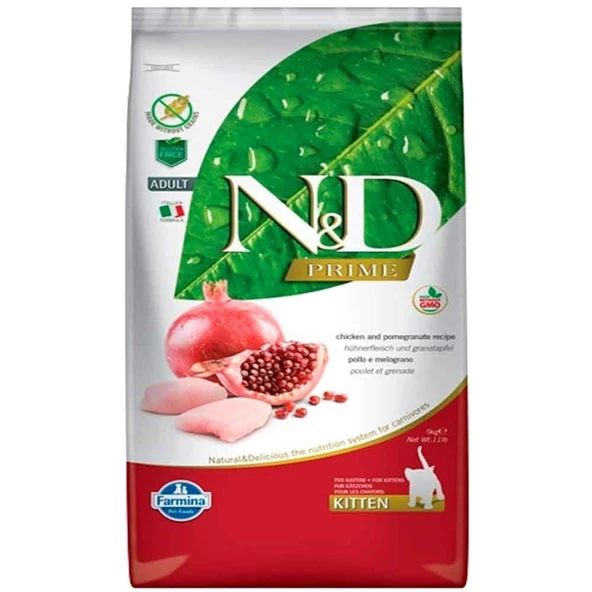 ND Tahılsız Tavuk Nar Yavru Kedi Maması 5 Kg ürün görseli 1