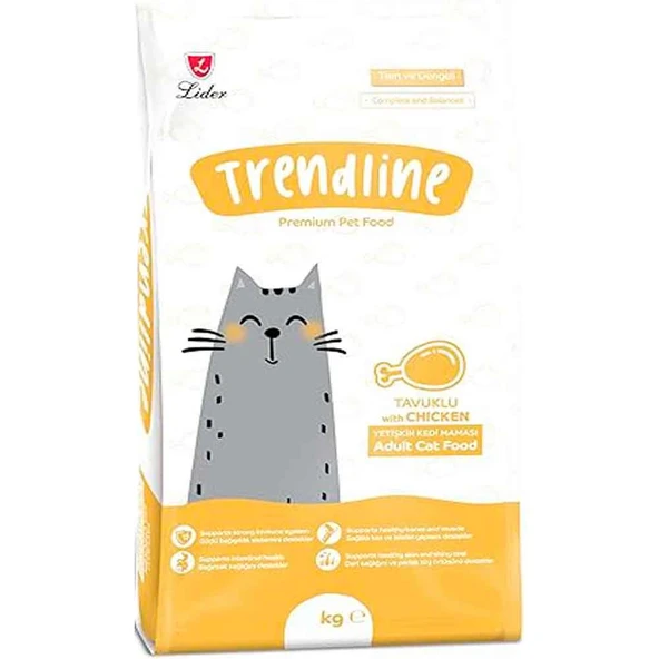 Trendline Tavuklu Kedi Maması 15 kg ürün görseli 1