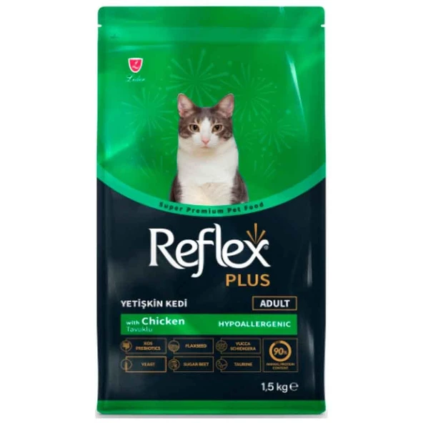Reflex Plus Kedi Maması Tavuklu 1,5 Kg ürün görseli 1