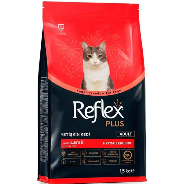 Reflex Plus Kedi Maması Kuzu Etli 1,5 Kg ürün görseli 1