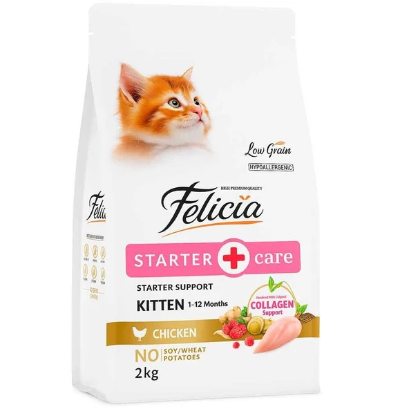 Felicia Yavru Kedi Maması Az Tahıllı 2 Kg ürün görseli 1
