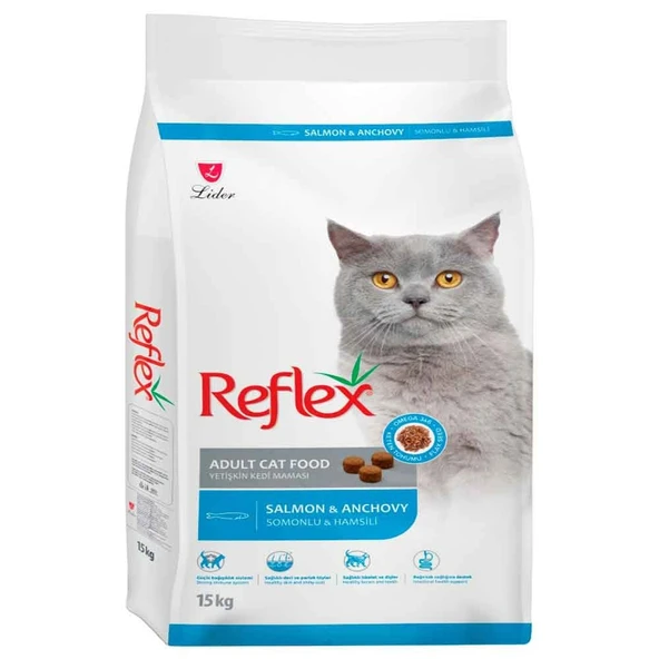 Reflex Hamsili Yetişkin Kedi Maması 15 kg ürün görseli 1