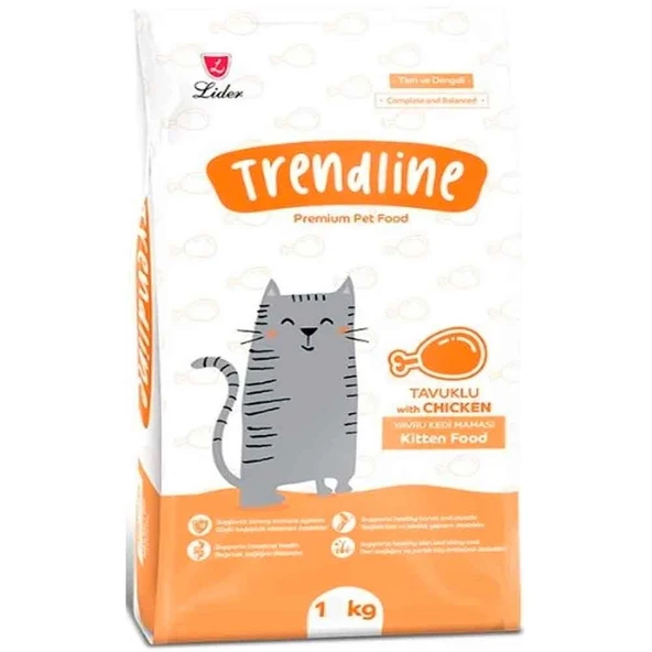 Trendline Kitten Tavuklu Yavru Kedi Maması 1 Kg ürün görseli 1