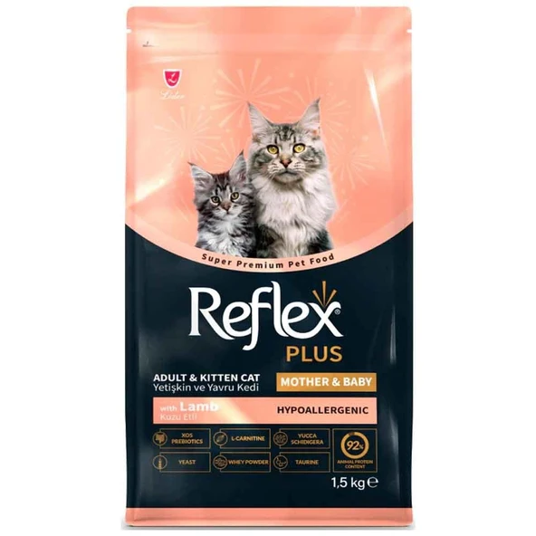 Reflex Plus Mother&Baby Kuzulu Yavru Kedi Maması 1,5 Kg ürün görseli 1