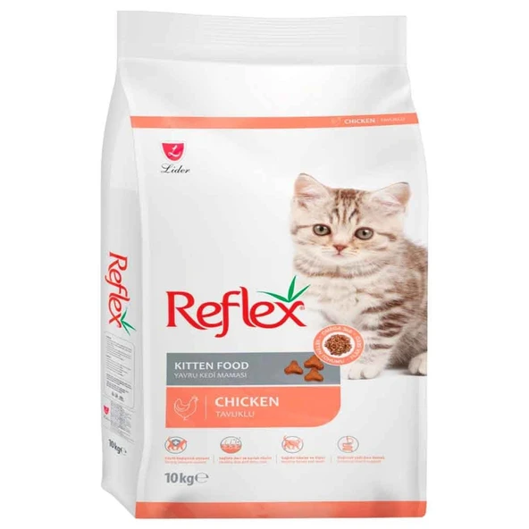 Reflex Kitten Yavru Kedi Maması Tavuklu 10 Kg ürün görseli 1