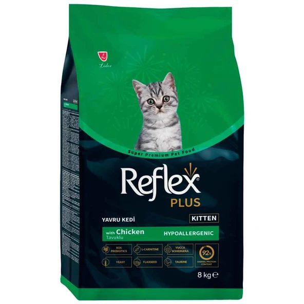Reflex Plus Kitten Tavuklu Yavru Kedi Maması 8 Kg ürün görseli 1