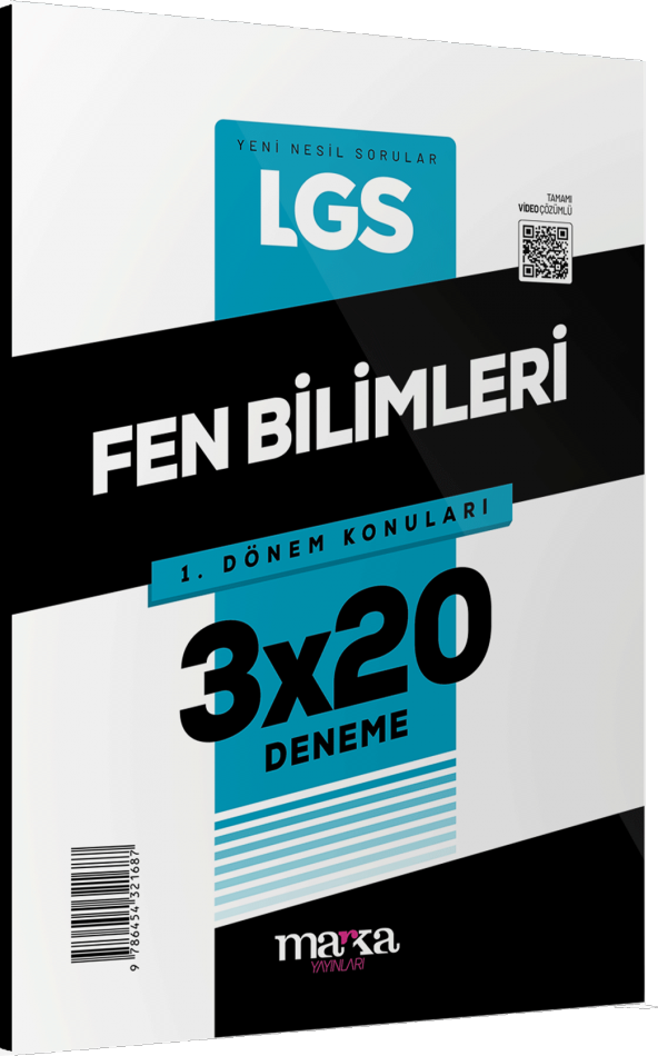Marka LGS 1.Dönem Konuları Fen Bilimleri 3 Deneme Marka Yayınları ürün görseli 1