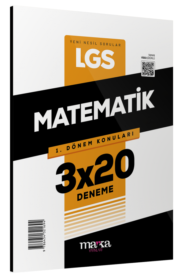 Marka LGS 1.Dönem Konuları Matematik 3 Deneme Marka Yayınları ürün görseli 1