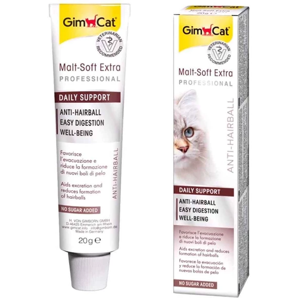 Gimpet Malt-Soft-Extra Tüy Yumağı Kontrol Kedi Macunu 20 Gr ürün görseli 1