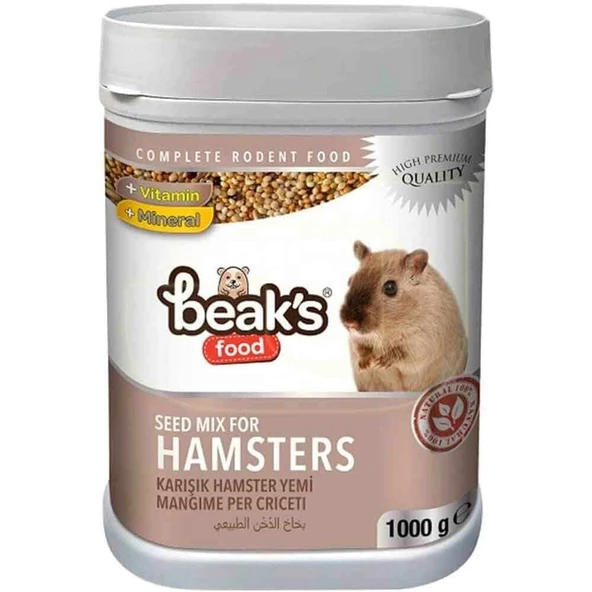 Beaks Karışık Hamster Yemi 1000 gr ürün görseli 1