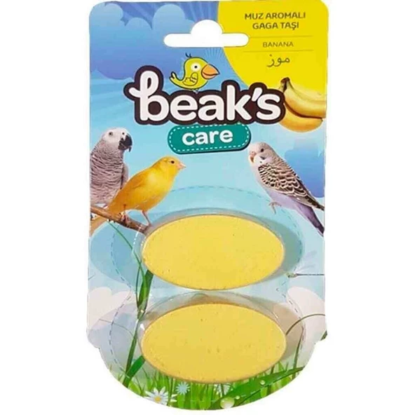 Beak'S Muz Aromalı Gaga Taşı - İkili SG009 ürün görseli 1