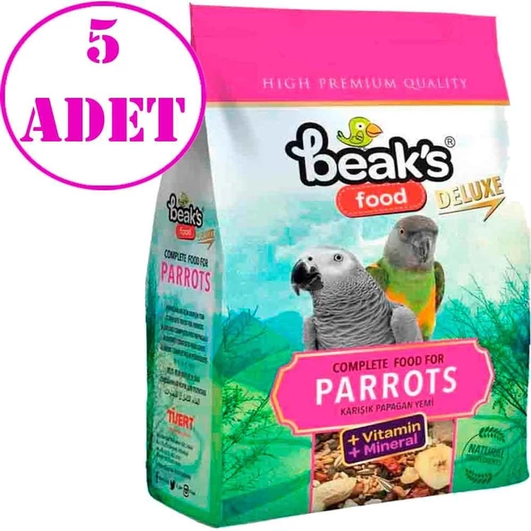 Beaks Karışık Papağan Yemi 500 Gr 5 AD ürün görseli 1