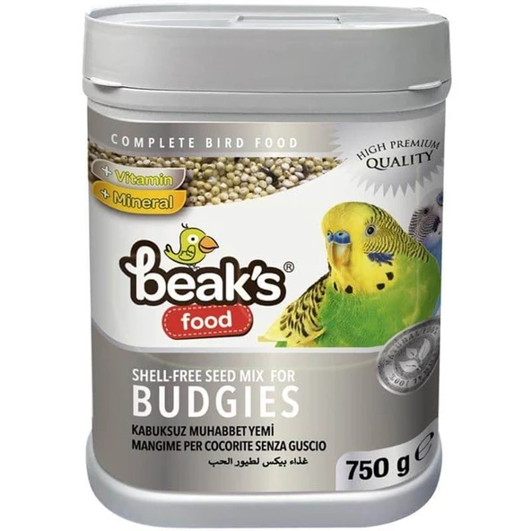 Beaks Kabuksuz Muhabbet Kuş Yemi 750 gr ürün görseli 1