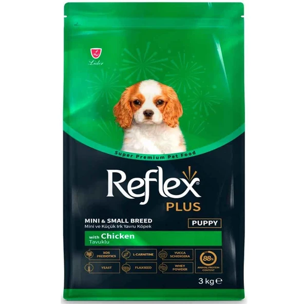 Reflex Plus Junior Küçük Irk Yavru Köpek Maması Tavuklu 3 Kg ürün görseli 1