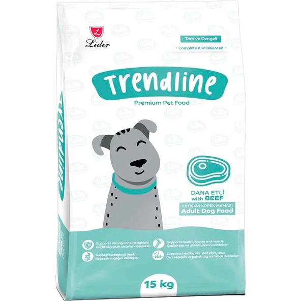 Trendline Biftekli Köpek Maması 15 Kg ürün görseli 1
