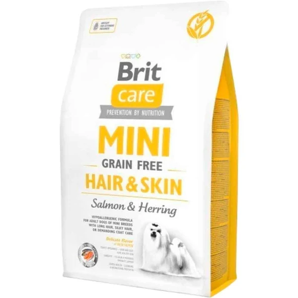 Brit Care Tahılsız Mini Hair Skin Somonlu Köpek Maması 2 kg ürün görseli 1