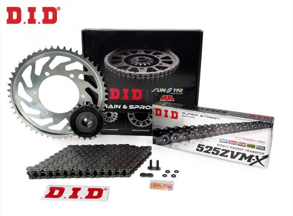 Did Zvm-x-Sunstar 2011-2019 Kawasaki Z 1000 SX Uyumlu Zincir Dişli Set Çelik Renk ürün görseli 1