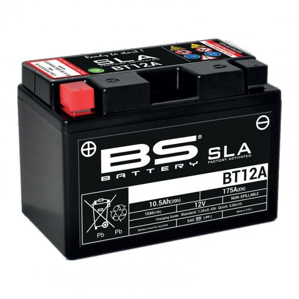 Bs Bt12a Sla 2014-2016 Kawasaki Z 1000 SX Uyumlu Akü Jel Akü ürün görseli 1