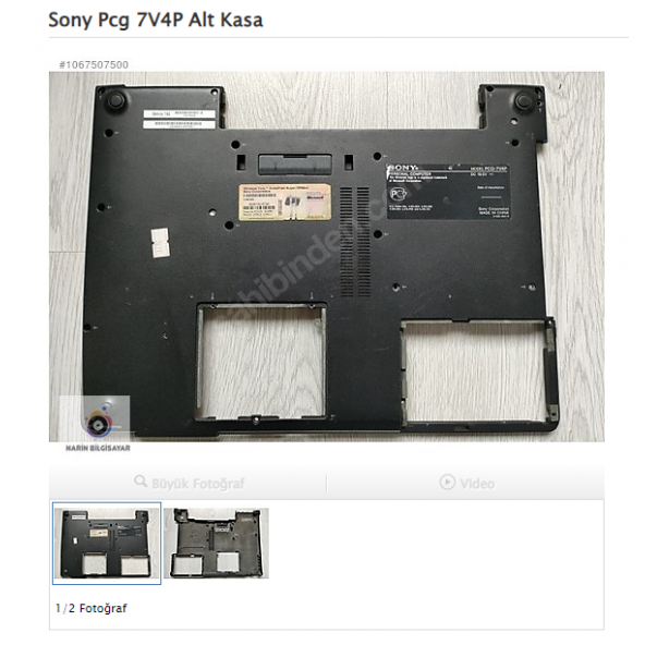 Sony Pcg 7V4P Alt Kasa ürün görseli 1