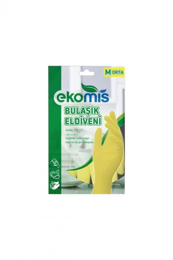 Ekomis Bulaşık Eldiveni M Orta Boy ürün görseli 1