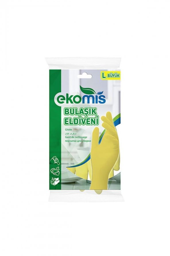 Ekomis Büyük Boy Bulaşık Eldiveni ürün görseli 1