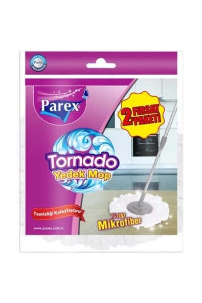 Parex Tornado Multi Yedek Mop 2 Li Fırsat Paketi ürün görseli 1