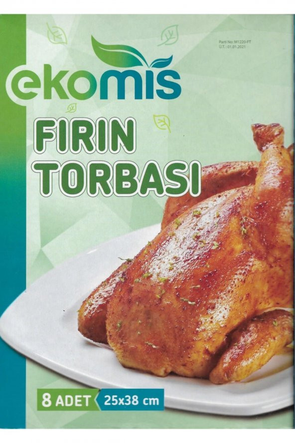 Ekomis Fırın Torbası 8 Adet 25 X 38 Cm 3 Paketli ürün görseli 1