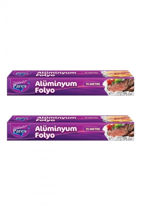 Parex 2 Adet Alüminyum Folyo 15 Mt. ürün görseli 1