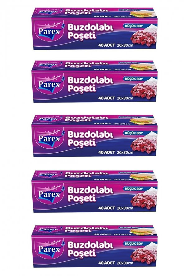 Parex Buzdolabı Poşeti Küçük Boy X 5 Adet ürün görseli 1