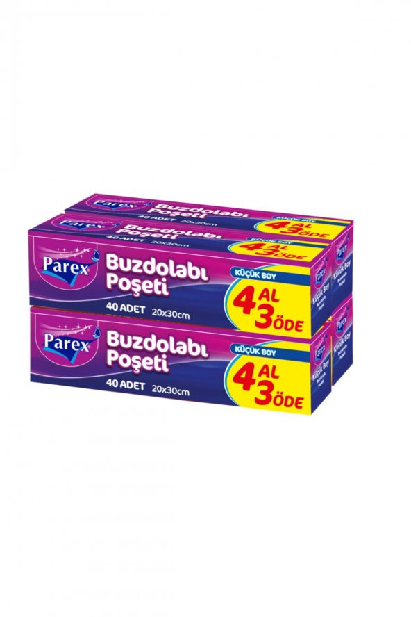 Parex Küçük Boy Buzdolabı Poşeti 4 Al 3 Öde ürün görseli 1