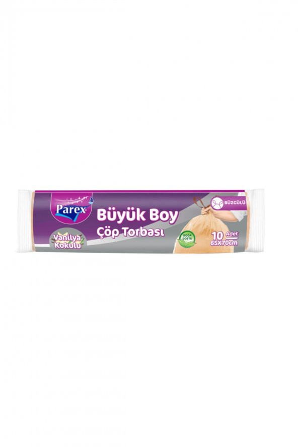 Parex Büzgülü Vanilya Kokulu Çöp Torbası Büyük Boy 10 Adet ürün görseli 1