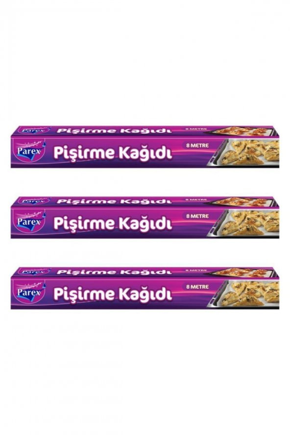 Parex 3 Adet Pişirme Kağıdı 8 Mt. ürün görseli 1