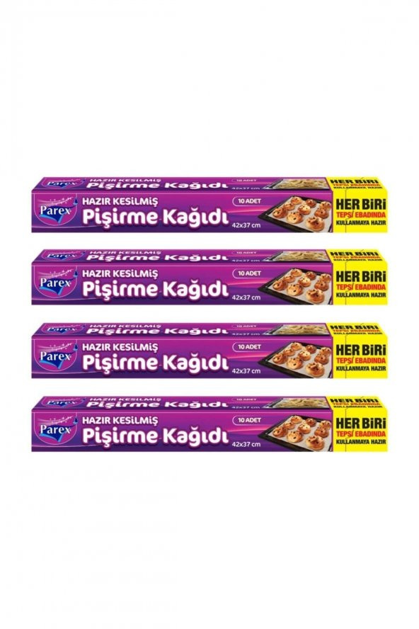 Parex 4 Adet Hazır Kesilmiş Pişirme Kağıdı ürün görseli 1