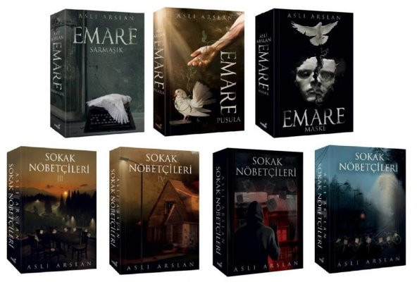 Aslı Arslan Seti 7 Kitap Karton Kapak (Sokak Nöbetçileri - Emare) ürün görseli 1