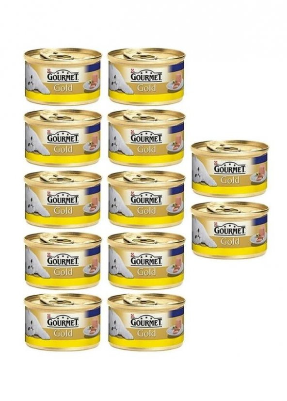 Gourmet Gold Kıyılmış Tavuklu Yaş Kedi Maması 85Gr 12 AL 10 Öde ürün görseli 1