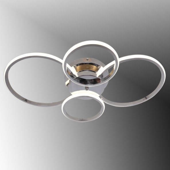 TT Aydınlatma TT035-4-KR  Drone Modeli Krom Kaplama 4 lü Led Avize ürün görseli 1