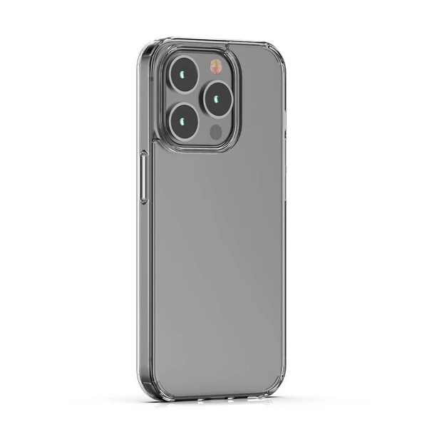 Gpack Apple iPhone 15 Pro Max Kılıf Coss Şeffaf Silikon 5mm Sert Silikon ürün görseli 1