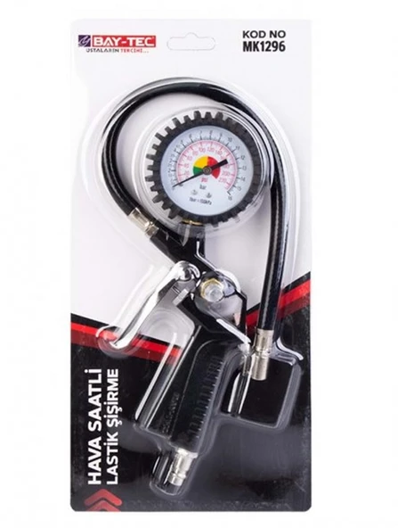 BAY-TEC HAVA ÖLÇME SAATİ/ÇAKISI LASTİK ŞİŞİRME KOD NO:MK1296 ürün görseli 1