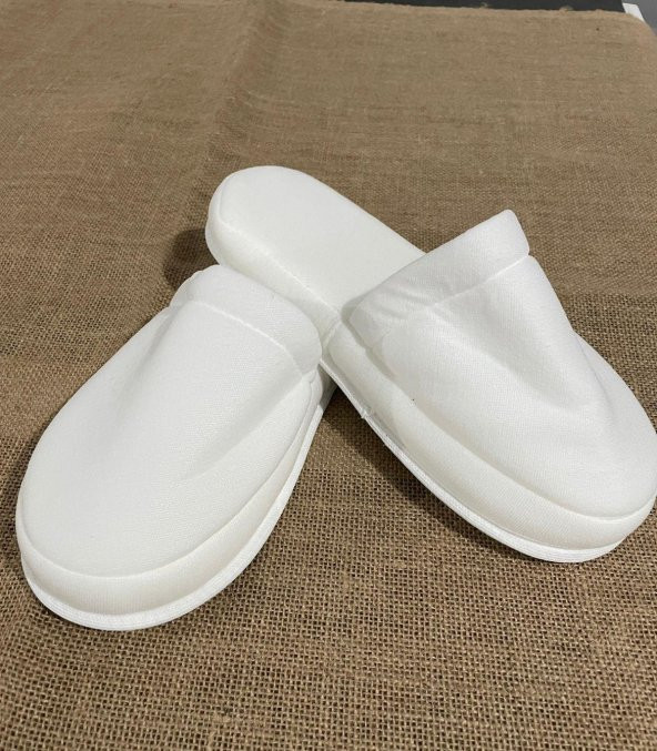 Çift Kat Polyester Havlu Süslenebilir Lohusa Terliği 5 Çift - Resim 2