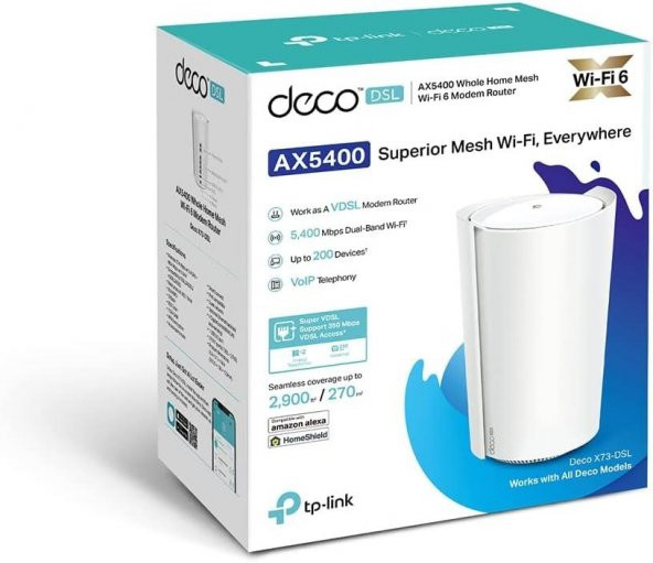 TP-Link Deco X73-DSL 5400 Mbps Mesh Router Teşhir - Resim 3