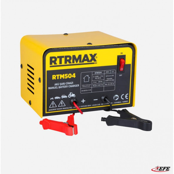 RTRMAX RTM504 Akü Şarj Cihazı ürün görseli 1