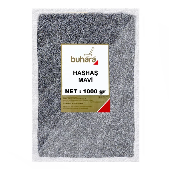BUHARA HAŞHAŞ MAVİ 1000 GR ürün görseli 1